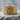 Archangel Michael shield ring in gold vermeil, front view on stone