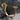 Open Nail Ring, gold vermeil, product photo on stone