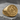 Baroque Ace of Spades Ring, gold vermeil, front view on stone
