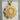 Om Mandala Pendant, gold vermeil product photo