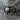 Motorcycle Skull Ring, oxidized silver, close-up of skull and engine detail
