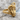 King Cobra Ring, gold vermeil, product photo on stone surface
