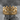 Trefoil Crown Ring, gold vermeil, front view on stone surface