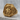 Saint Benedict Raven Ring, gold vermeil, product photo on stone