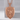Saint Michael Shield Pendant, rose gold, front view on display