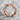 Combined Male and Female Lovers Ring, rose gold, product photo on stone