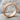 Dragon Scale Band Ring, rose gold, product photo on stone