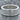 Polynesian Tribal Ring, polished silver, front view on stone