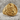 Roman Empire Signet Ring, gold vermeil, angled view on stone base