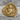 Saint Joseph Signet Ring, gold vermeil, product photo on stone base
