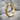 Acanthus Leaf Ring, gold vermeil, product photo on stone