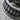 Overlapping Dragon Scale Ring, oxidized silver, close-up of textured scale pattern
