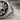 Close-up view of engraved fallen laurel branch design on the side band of the sterling silver skull ring