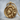 Leo Lion Medal Pendant in gold vermeil, product view