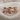 Horse Stampede Ring, rose gold plated, front product view on fabric