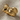 Ribbed Wing Butterfly Ring, gold vermeil, angled product photo