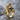 Kneeling Narcissus Ring, gold vermeil, product photo on stone