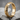 Geometric Grid Ring, gold vermeil, three-quarter view on stone