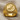 Athenian Owl Coin Ring, gold vermeil, front view