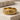 Rose Thorn Ring, gold vermeil, front view on textured stone