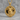 Ram Medallion Pendant, gold vermeil, product photo on stone
