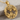 Twin Maidens Gemini Zodiac Pendant, gold vermeil, angled product photo