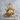 Interlocking Star of David Pendant, gold vermeil, front product view