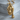 Santa Hat Orc Pendant, gold vermeil, front product photo
