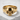 Low Profile Skull Band Ring, gold vermeil, front product view on concrete