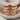 Taurus Zodiac Sign Ring, rose gold plated, front view on linen