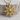 Chaos Star Skull Pendant, gold vermeil product photo