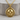 Memento Mori Skull Medallion Pendant, product photo in gold vermeil