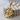 Compass Anchor Wheel Pendant, gold vermeil, product view