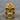 Sunburst Masonic Skull Ring, gold vermeil, product photo on stone