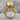Octopus Skull Ring in gold vermeil, front product view