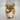 Bulldog collar ring, gold vermeil finish, product photo
