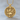 Fairy Goddess Medallion Pendant, gold vermeil, front product view