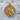 Greek Key Horse Pendant, gold vermeil, front product photo