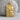Elderly Face Dog Tag Pendant, gold vermeil product photo