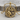 Medusa Serpent Pendant, gold vermeil, front product photo