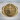 Saint Benedict Medal Ring, gold vermeil, angled product photo