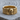 Bullet Bandolier Skull Ring, gold vermeil, product photo view