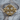 Celtic knot cross ring, gold vermeil, product photo