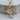 Unalome Lotus Pendant, gold vermeil, front product photo