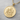 Maine State Seal Pendant, gold vermeil, front product photo