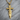 Celtic Dagger Cross Pendant, gold vermeil, front product view