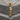 Flowing Mane Horse Head Pendant, gold vermeil, product photo on stone