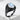 Dragon Egg Ring, black rhodium, product view on stone surface