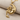 Crescent Moon Mermaid Pendant, gold vermeil, front view