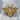Open Wing Eagle Pendant, gold vermeil, product photo on stone
